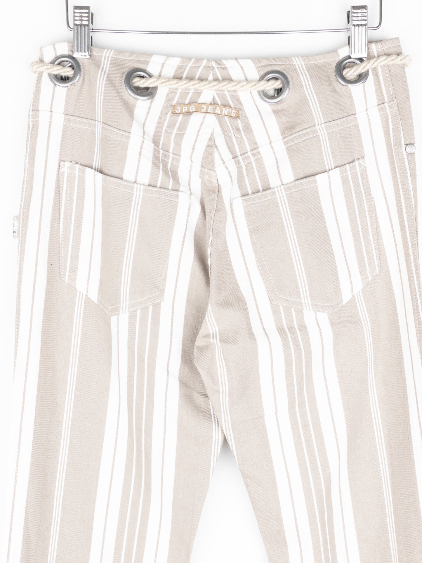 Jean Paul Gaultier 1990s Striped Rope-Belt Sailor Pants