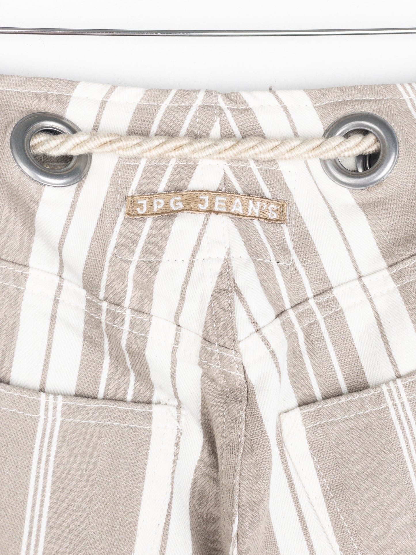 Jean Paul Gaultier 1990s Striped Rope-Belt Sailor Pants
