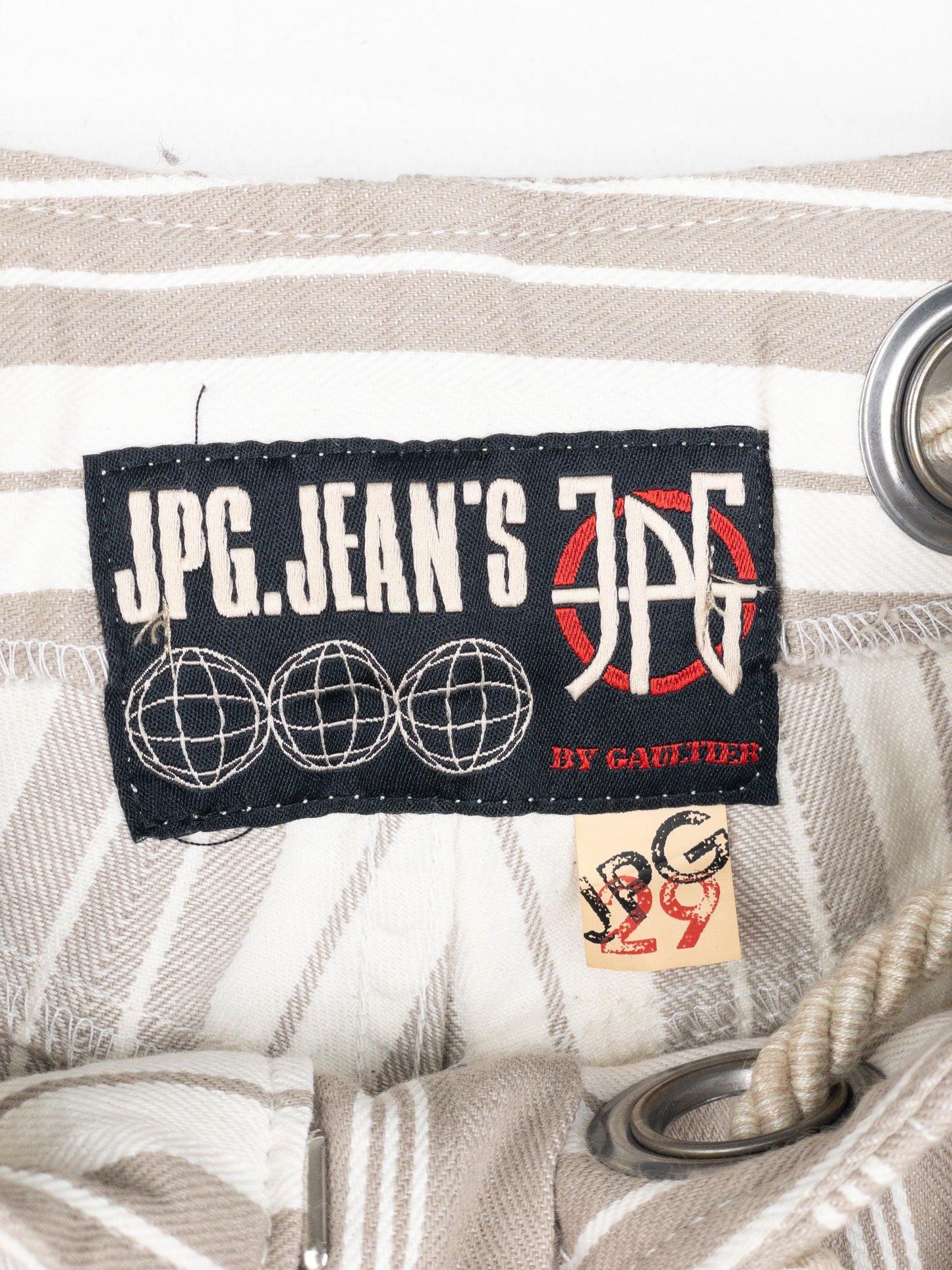 Jean Paul Gaultier 1990s Striped Rope-Belt Sailor Pants