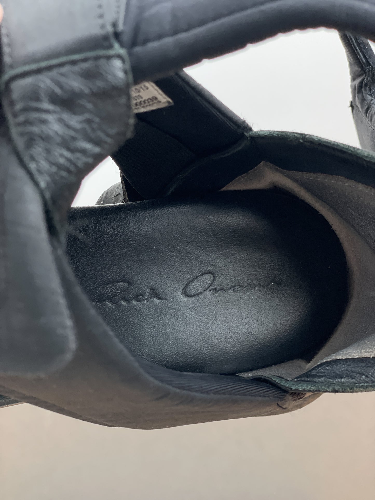 Rick Owens x Adidas SS16 'Cyclops' Cargo Slide Sandals