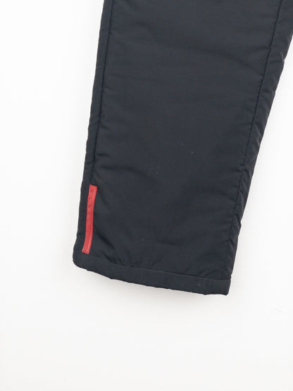 Prada 2000s Linea Rossa Red Tab Padded Astro Ski Pants