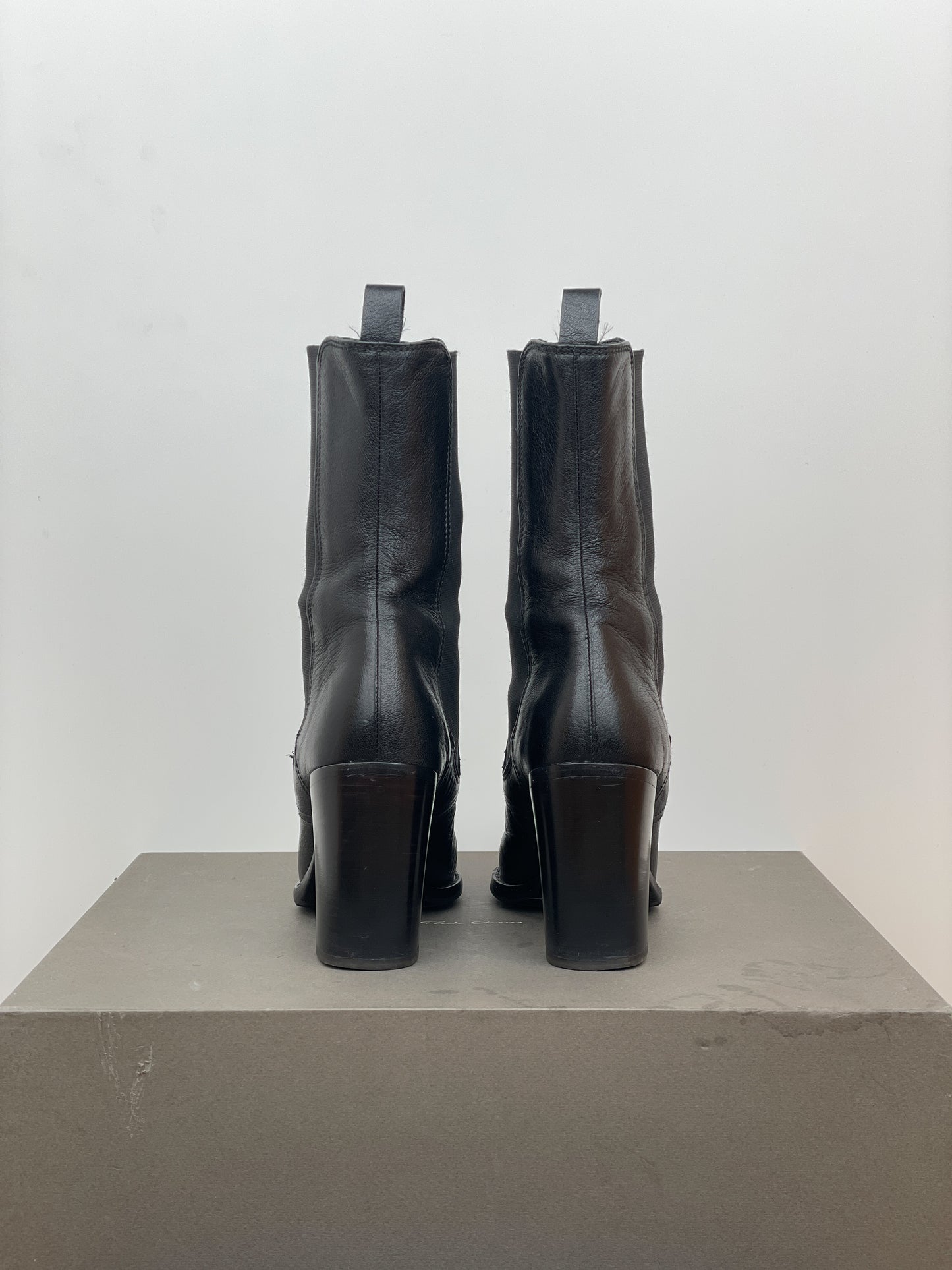 Miu Miu 2000s Western Ankle Heel Boots