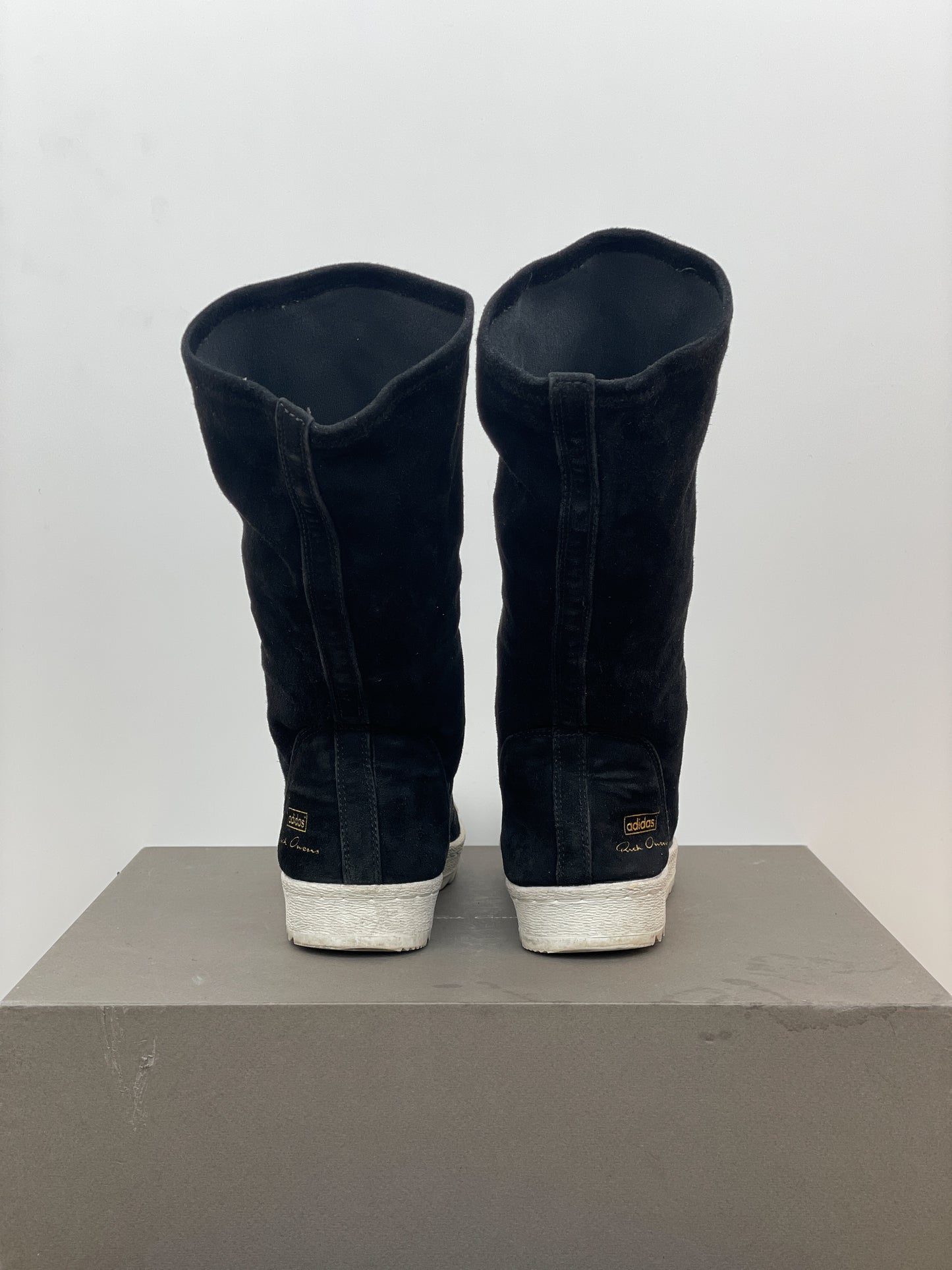 Rick Owens x Adidas SS16 'Cyclops' Superstar Ripple Sock Boots