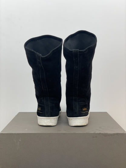 Rick Owens x Adidas SS16 'Cyclops' Superstar Ripple Sock Boots