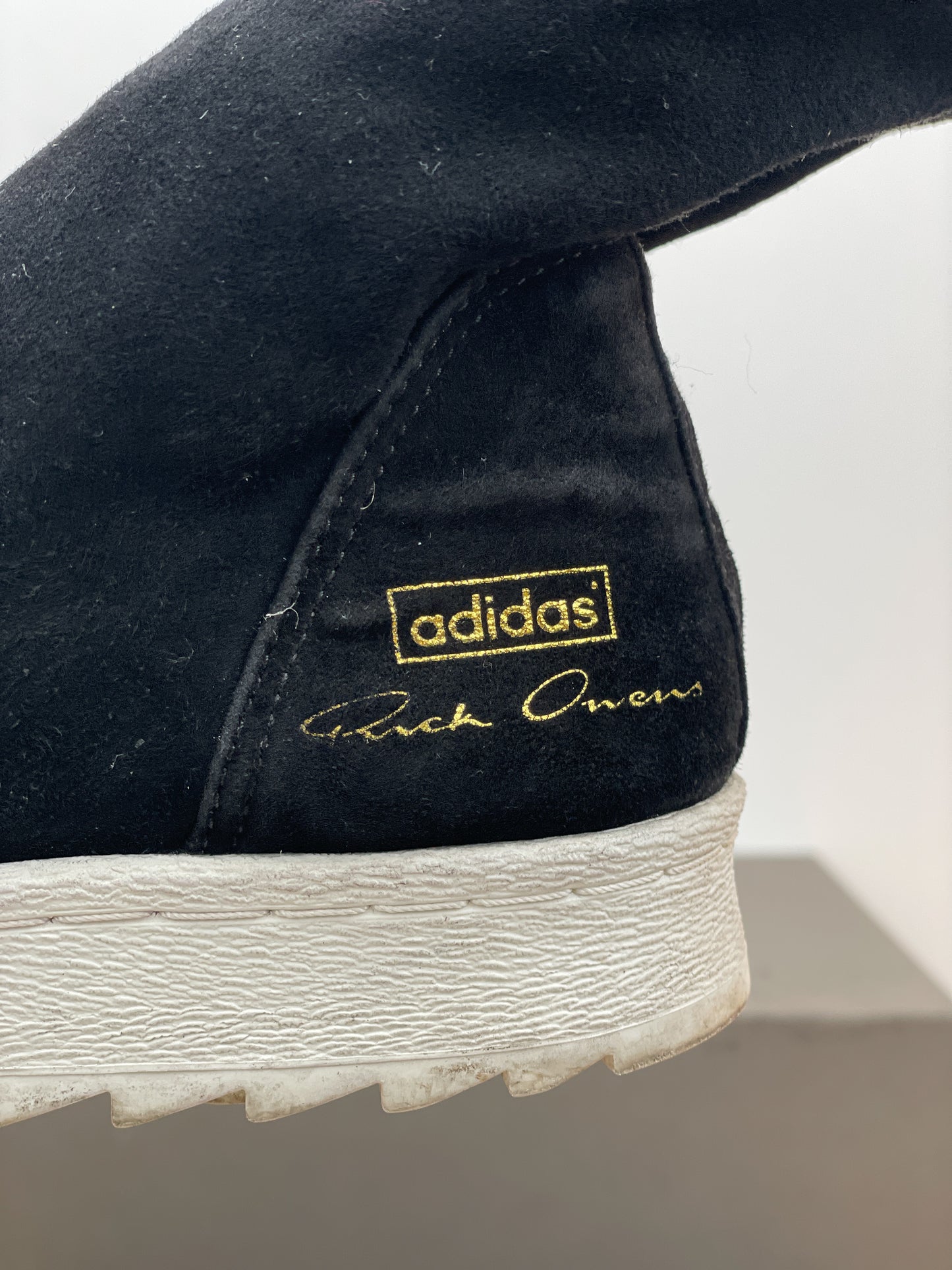 Rick Owens x Adidas SS16 'Cyclops' Superstar Ripple Sock Boots