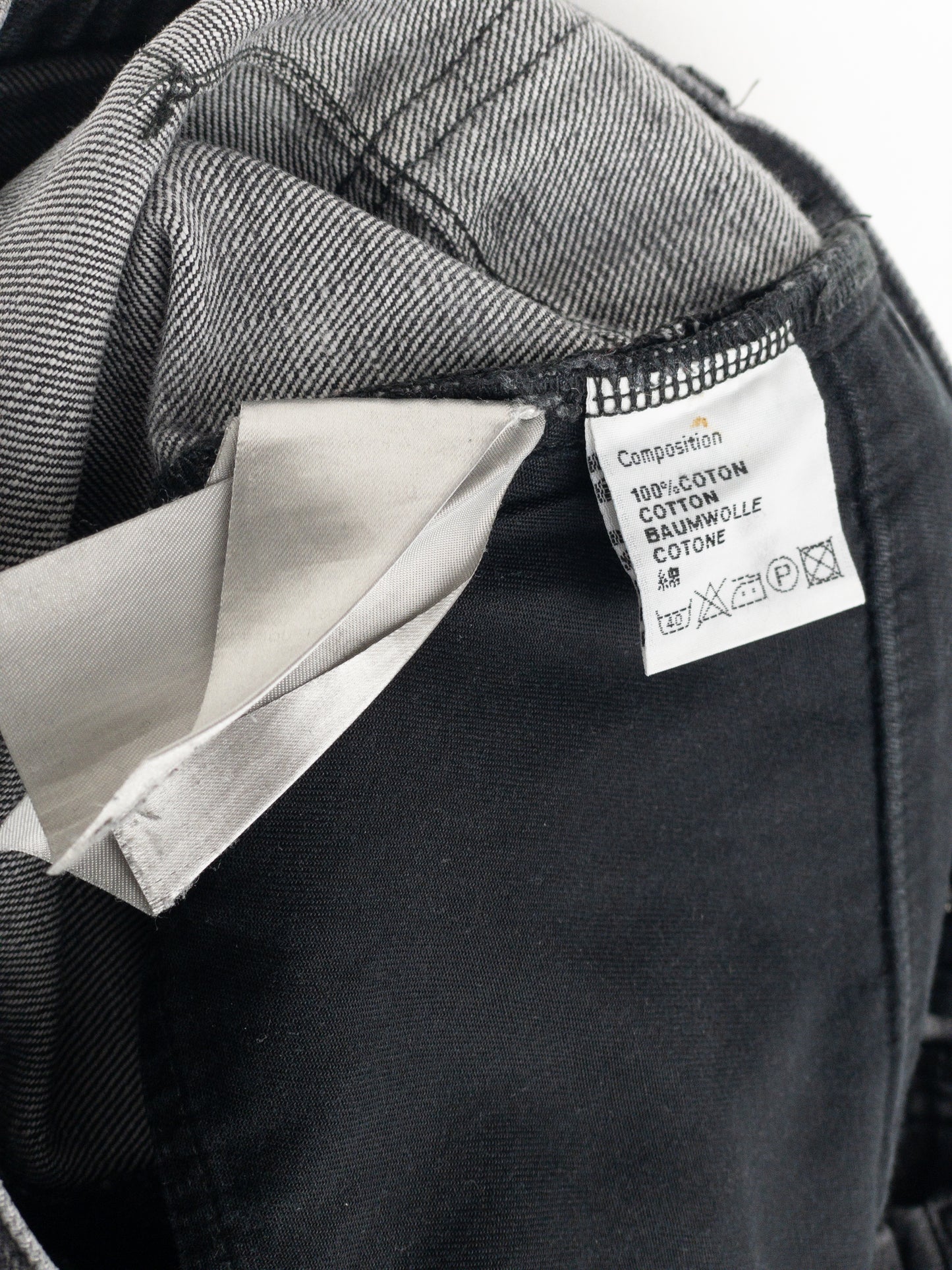 Dior Homme by Hedi Slimane Repaired Denim Jeans