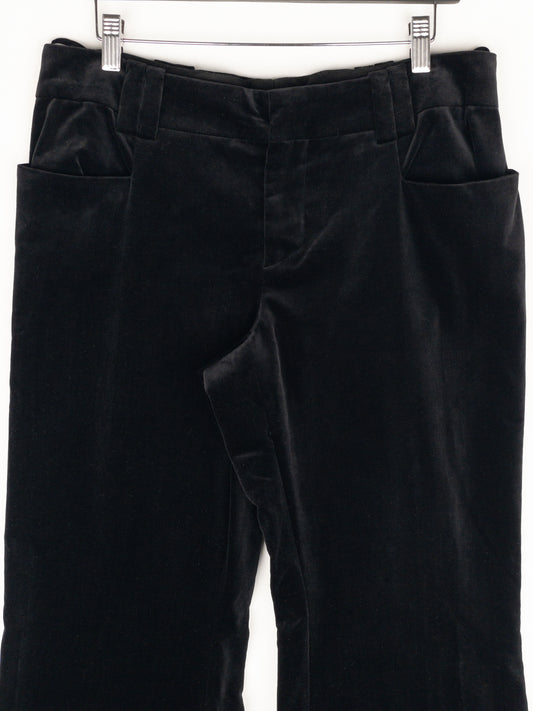 Gucci by Tom Ford 2000s Flared Velvet Pants – photo 3
