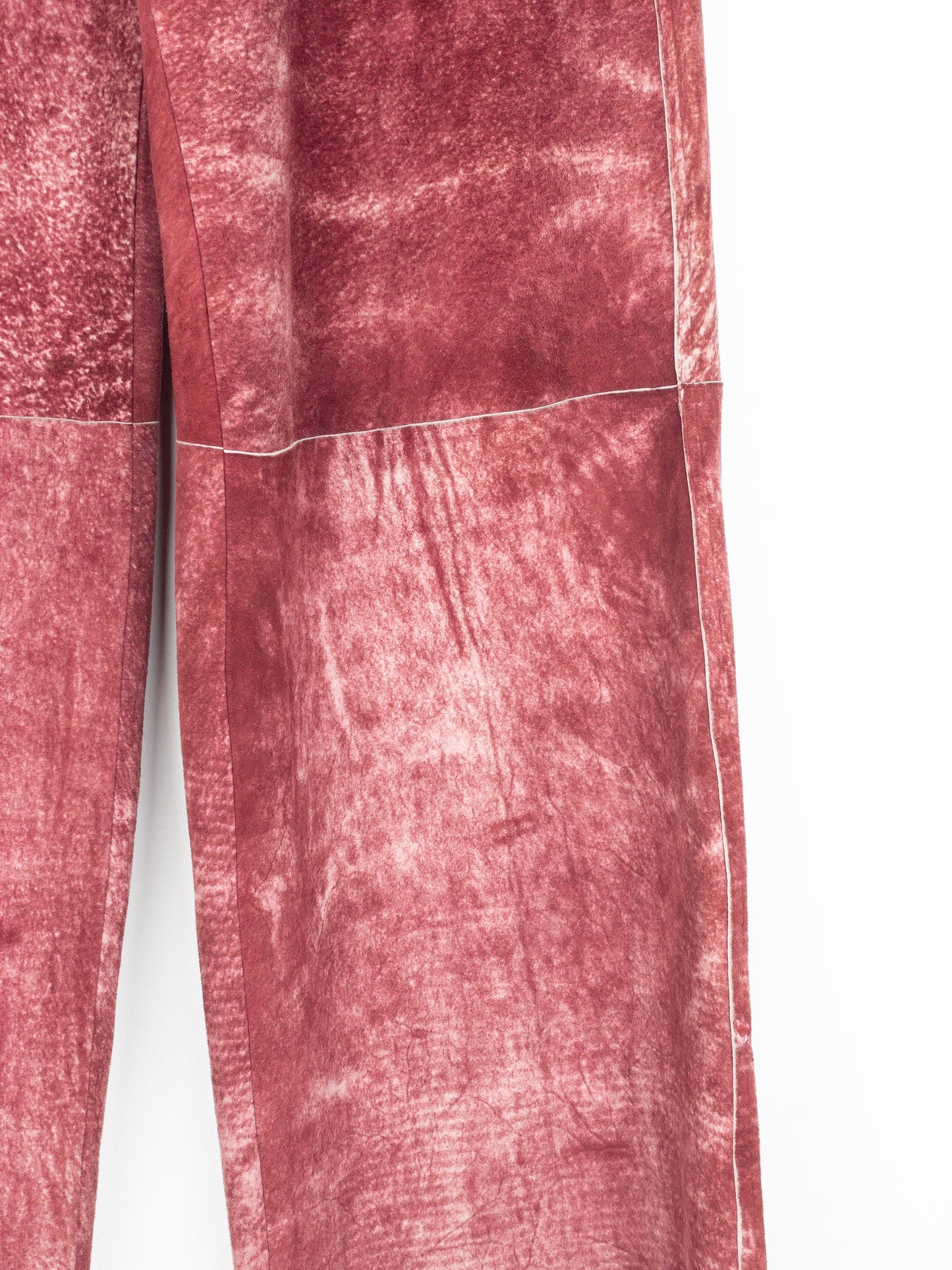 Jean Paul Gaultier AW00 Wide Leg Suede Leather Pants