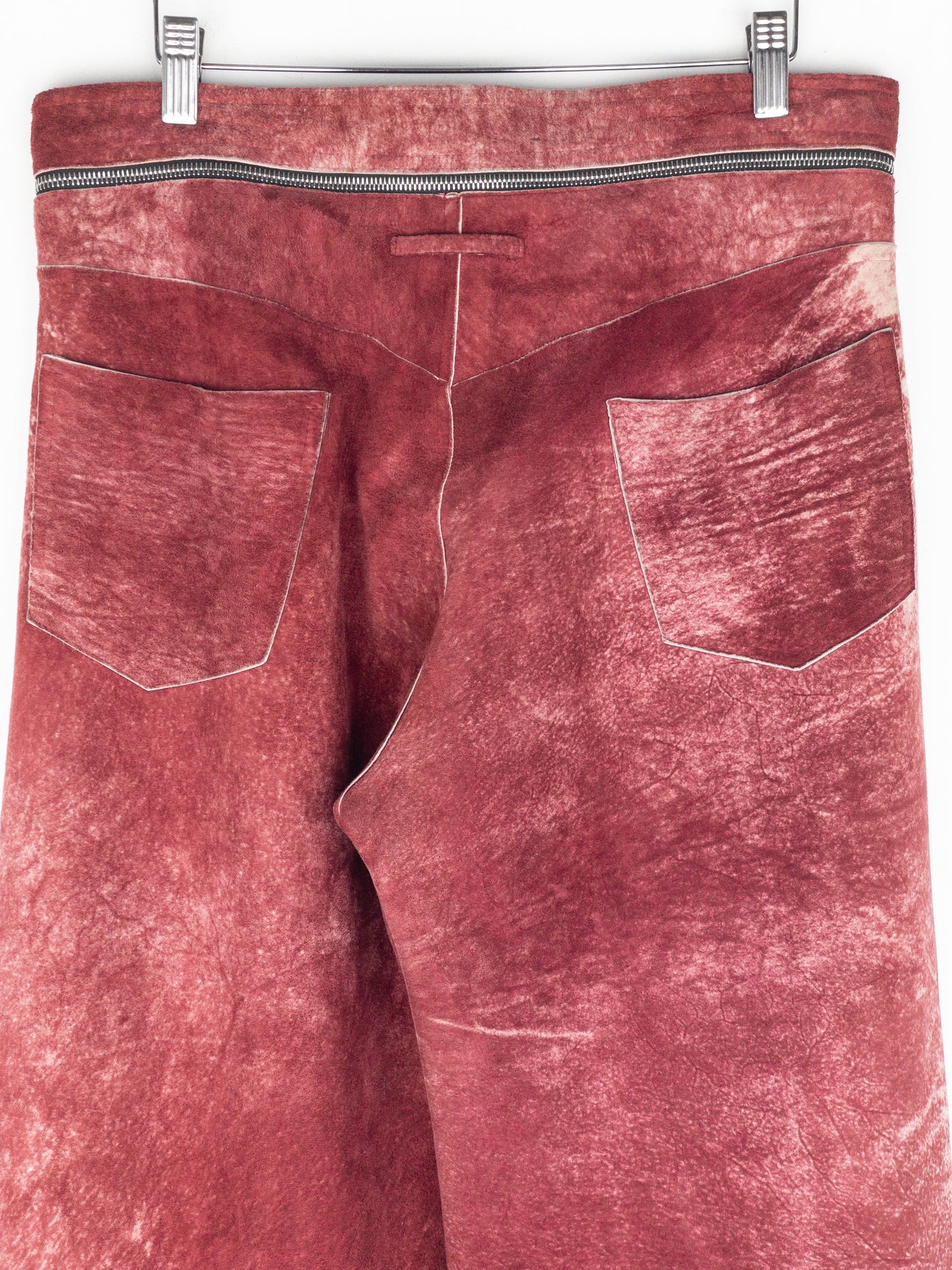 Jean Paul Gaultier AW00 Wide Leg Suede Leather Pants