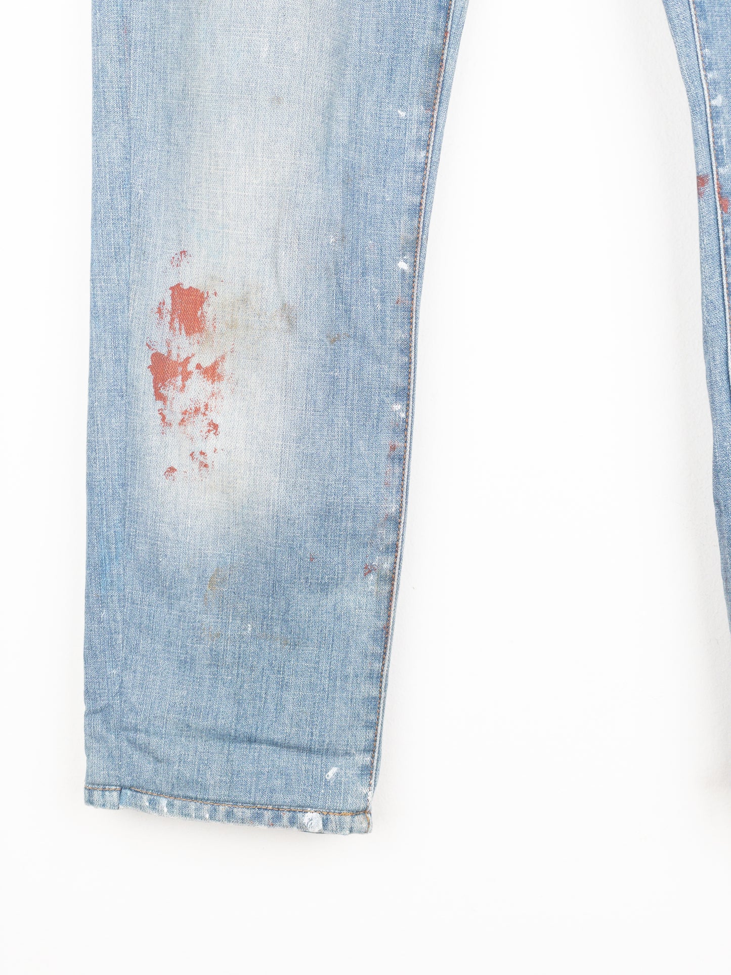 Dior Homme by Kris van Assche SS10 ‘Wildcat’ Painter Denim Jeans