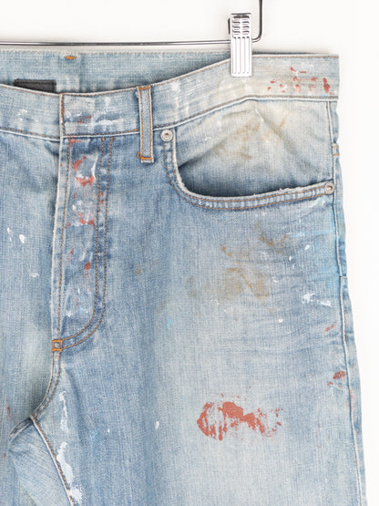 Dior Homme by Kris van Assche SS10 ‘Wildcat’ Painter Denim Jeans