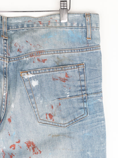 Dior Homme by Kris van Assche SS10 ‘Wildcat’ Painter Denim Jeans