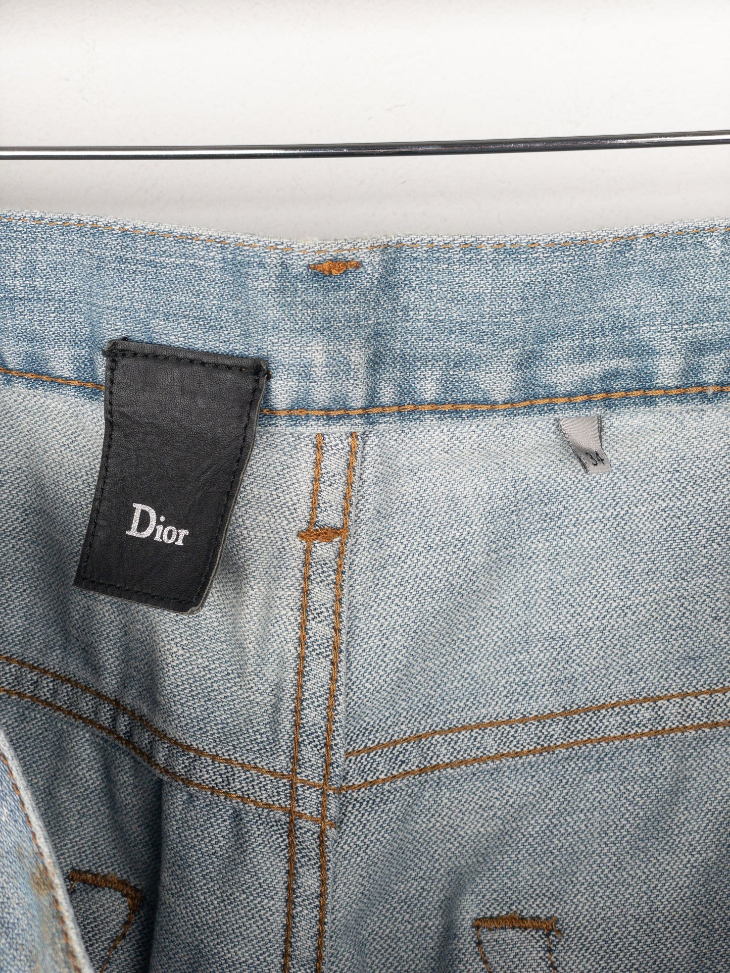 Dior Homme by Kris van Assche SS10 ‘Wildcat’ Painter Denim Jeans