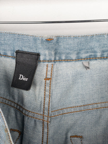 Dior Homme by Kris van Assche SS10 ‘Wildcat’ Painter Denim Jeans
