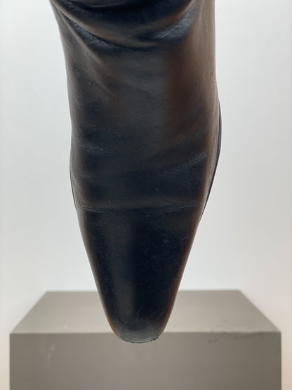 Prada 2000s Knee-High Sports Kitten Heel Boots