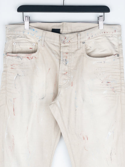 Dior Homme by Kris van Assche SS10 ‘Wildcat’ Painter Denim Jeans