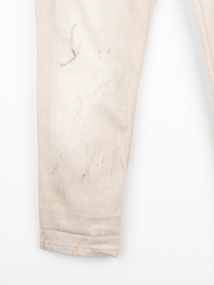 Dior Homme by Kris van Assche SS10 ‘Wildcat’ Painter Denim Jeans