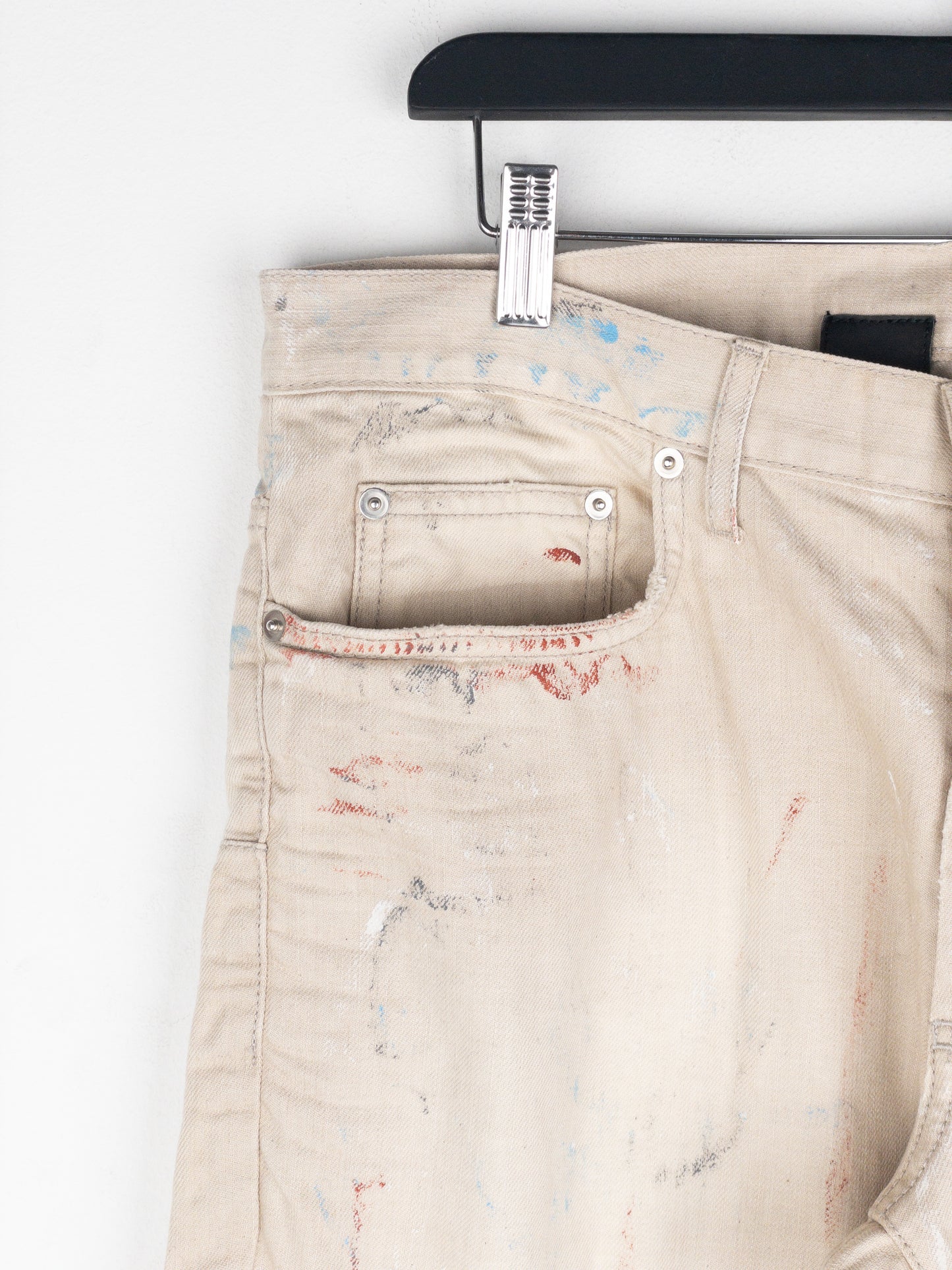 Dior Homme by Kris van Assche SS10 ‘Wildcat’ Painter Denim Jeans