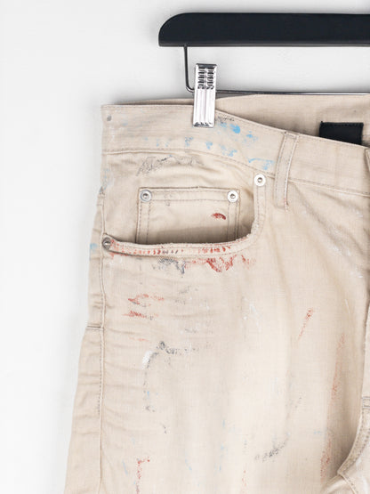 Dior Homme by Kris van Assche SS10 ‘Wildcat’ Painter Denim Jeans