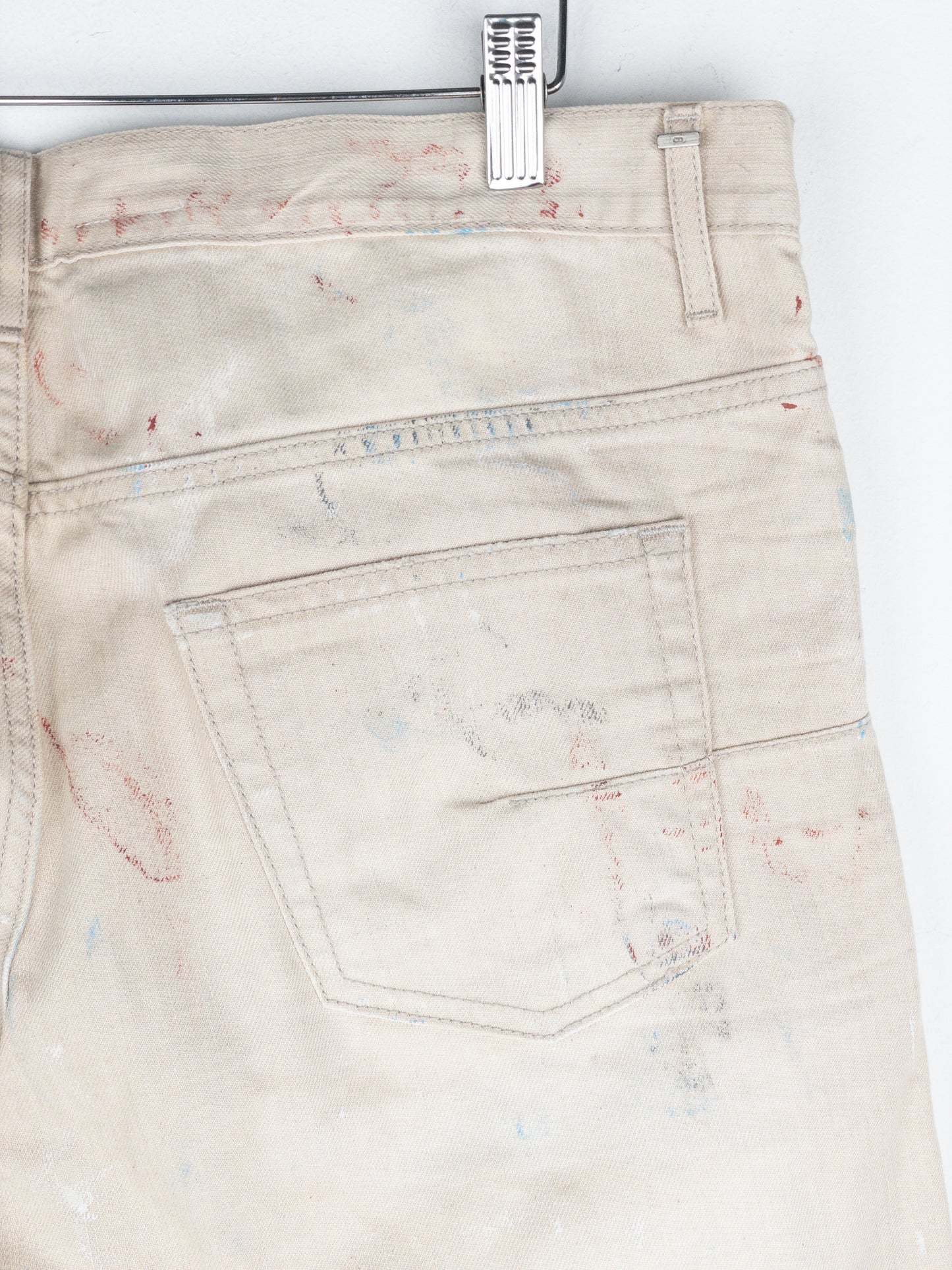 Dior Homme by Kris van Assche SS10 ‘Wildcat’ Painter Denim Jeans