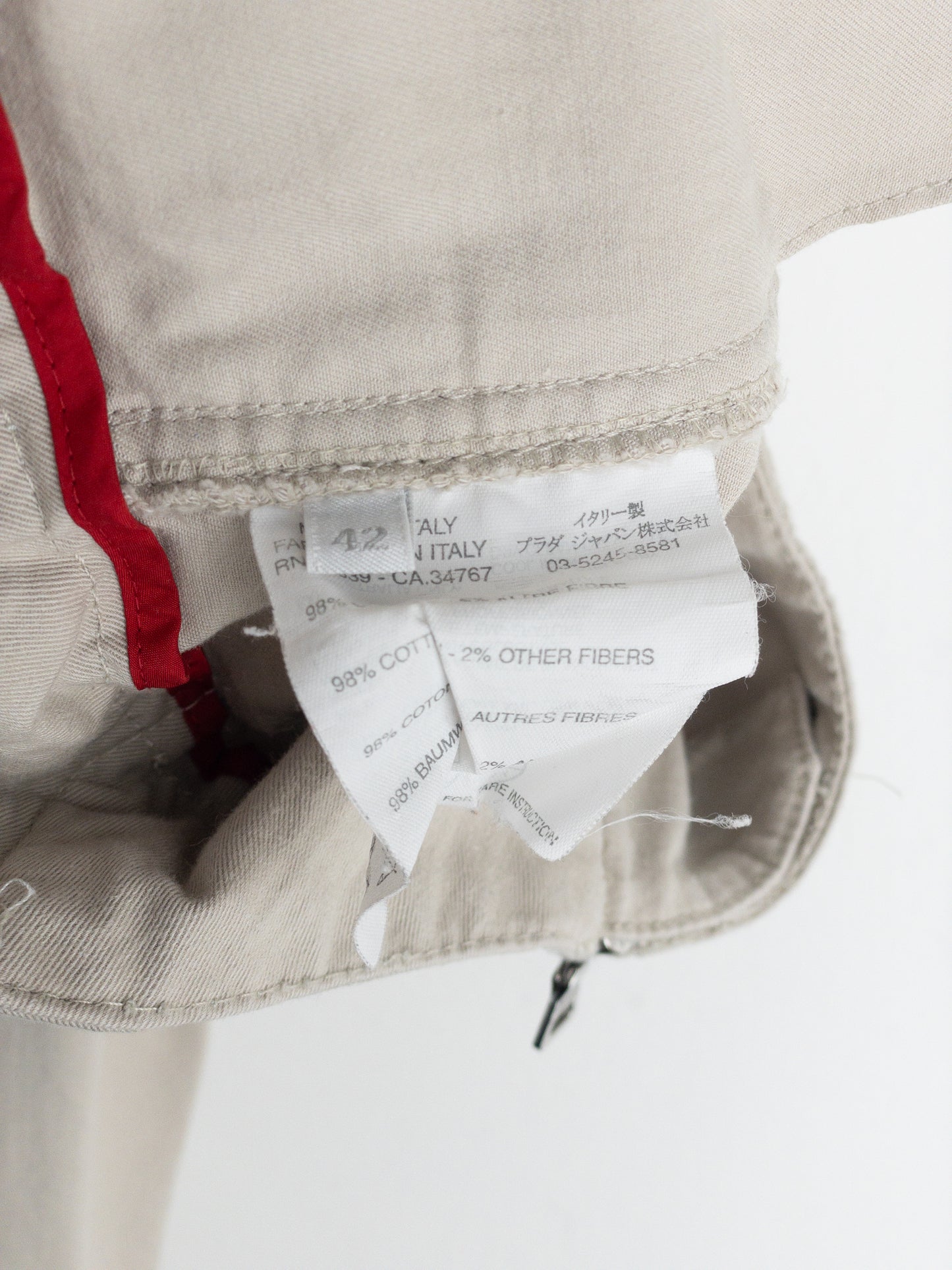 Prada 2000s Astro Moto Biker Pants