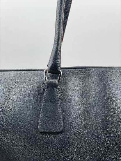 Prada 2000s Bauletto Box Leather Handbag