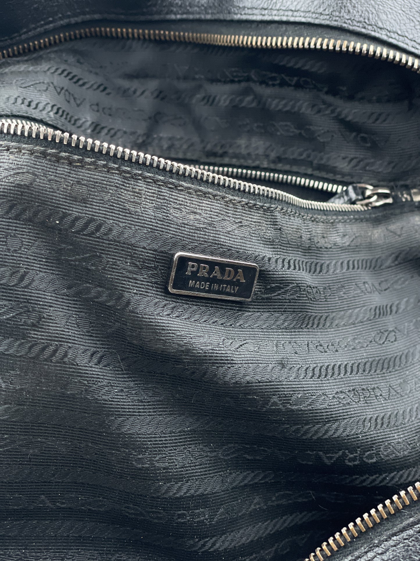 Prada 2000s Bauletto Box Leather Handbag