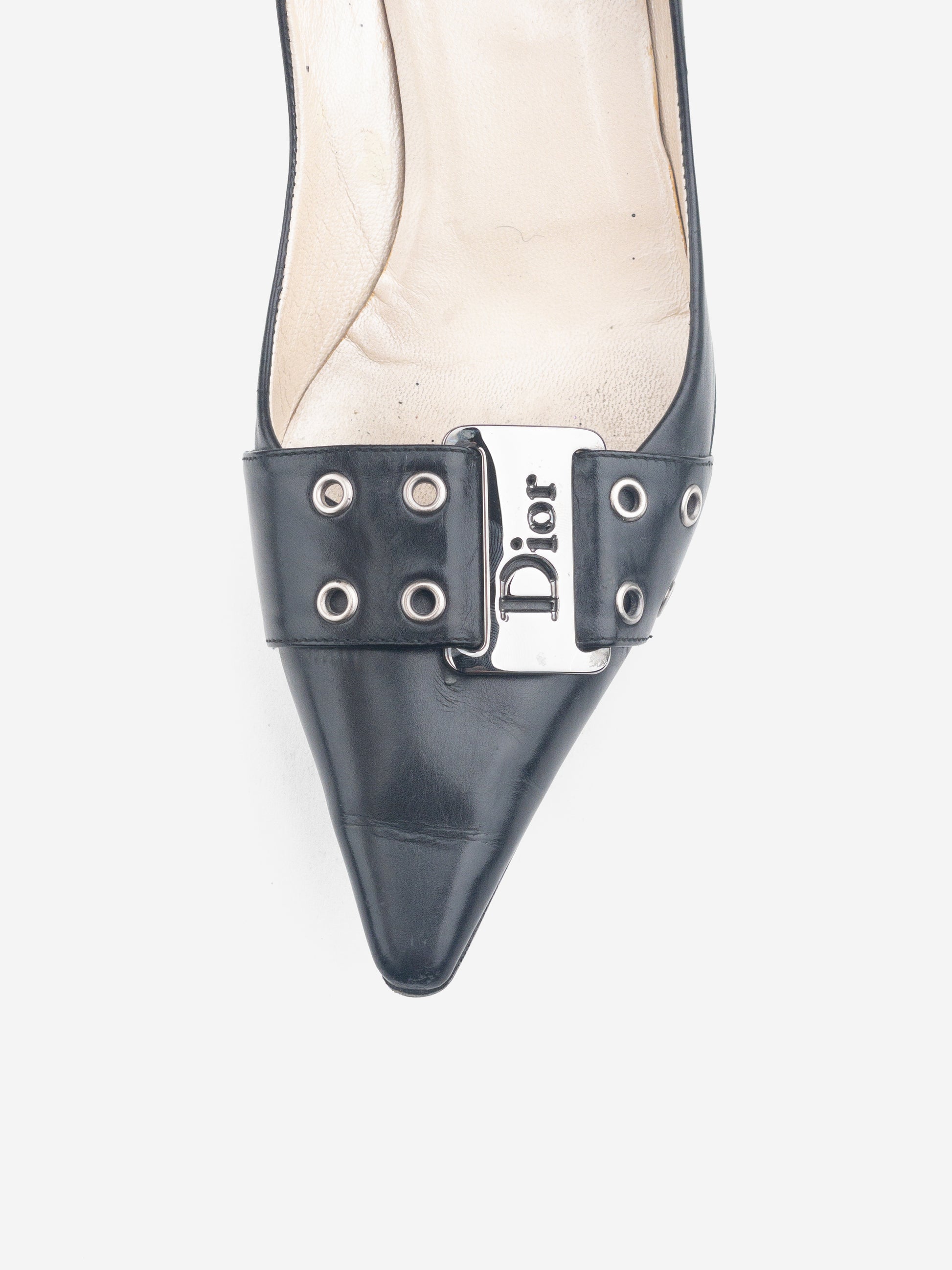 Dior by Galliano SS02 'Street Chic' Buckle Pump Heels