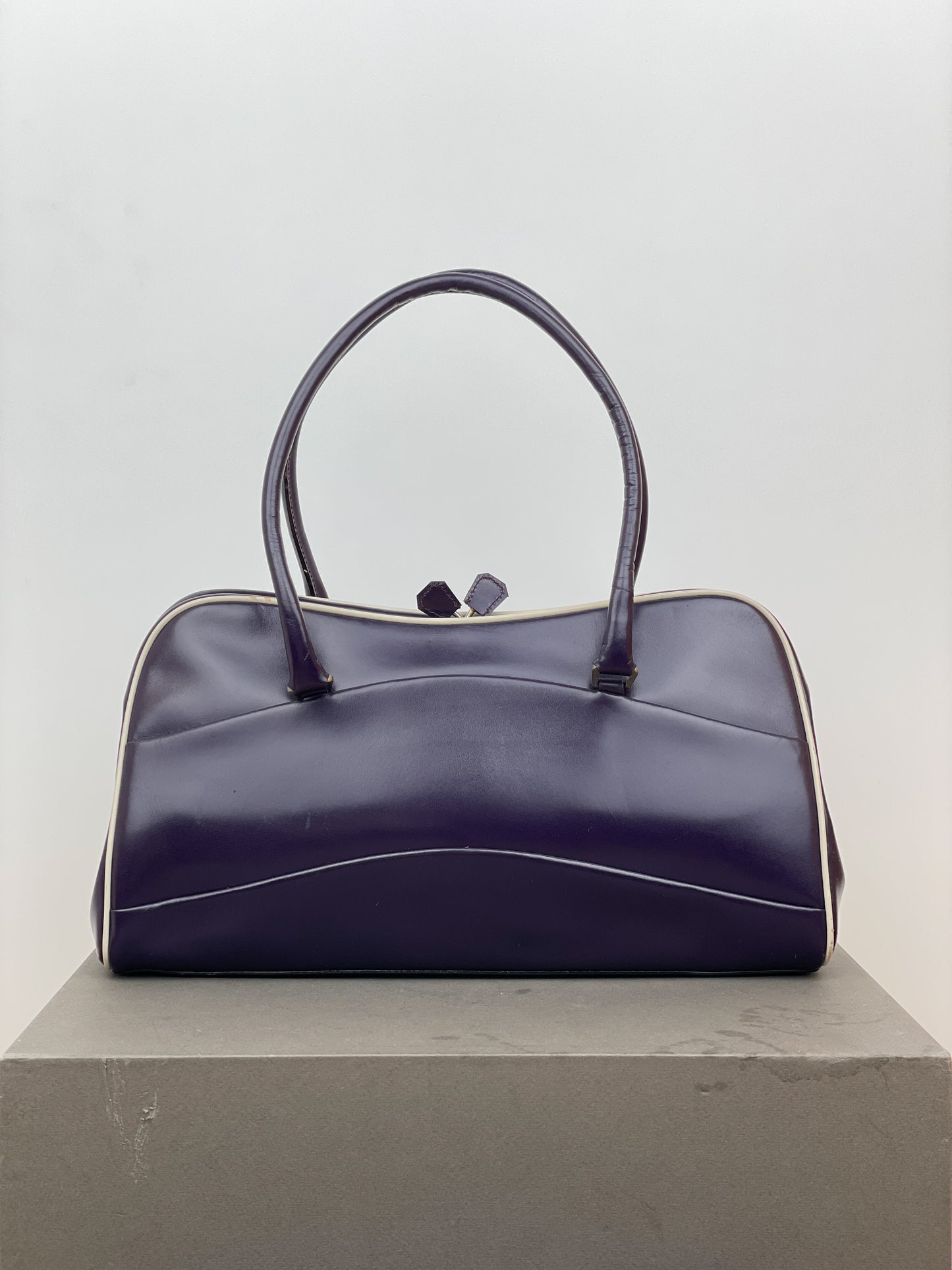 Prada 2000s Bowling Leather Handbag