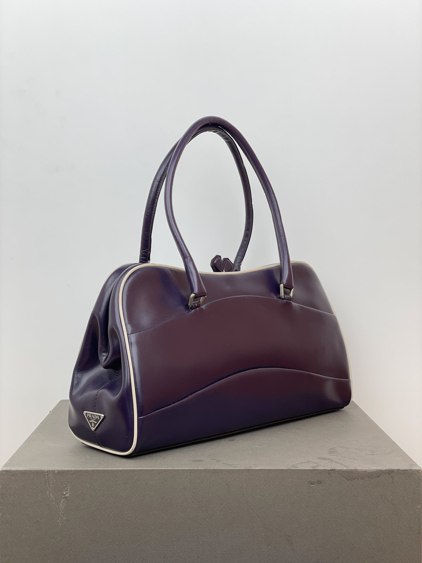 Prada 2000s Bowling Leather Handbag