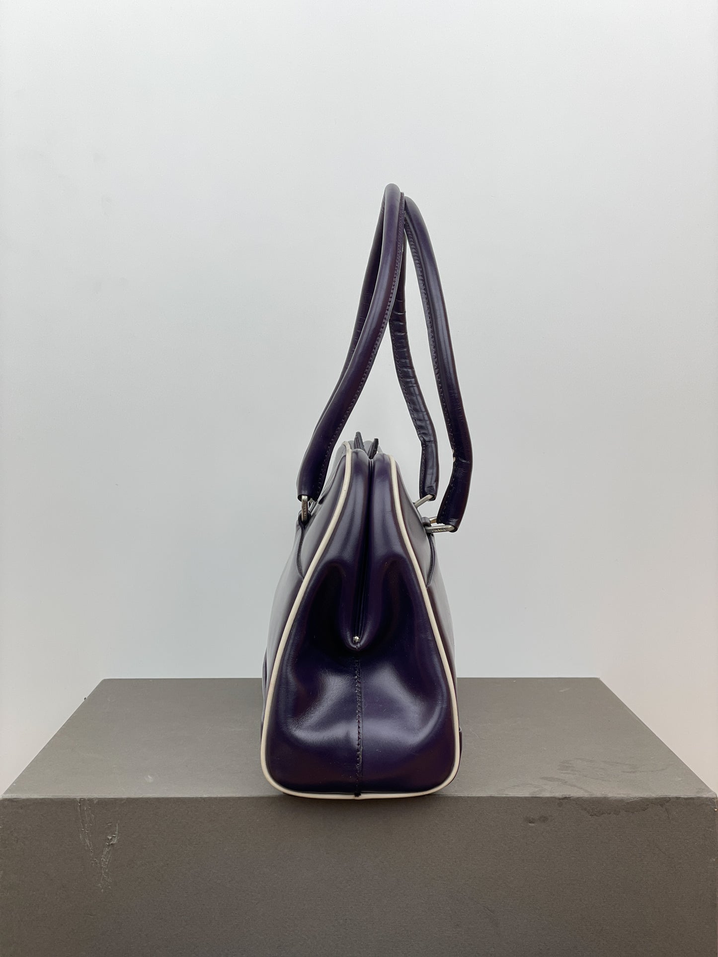 Prada 2000s Bowling Leather Handbag