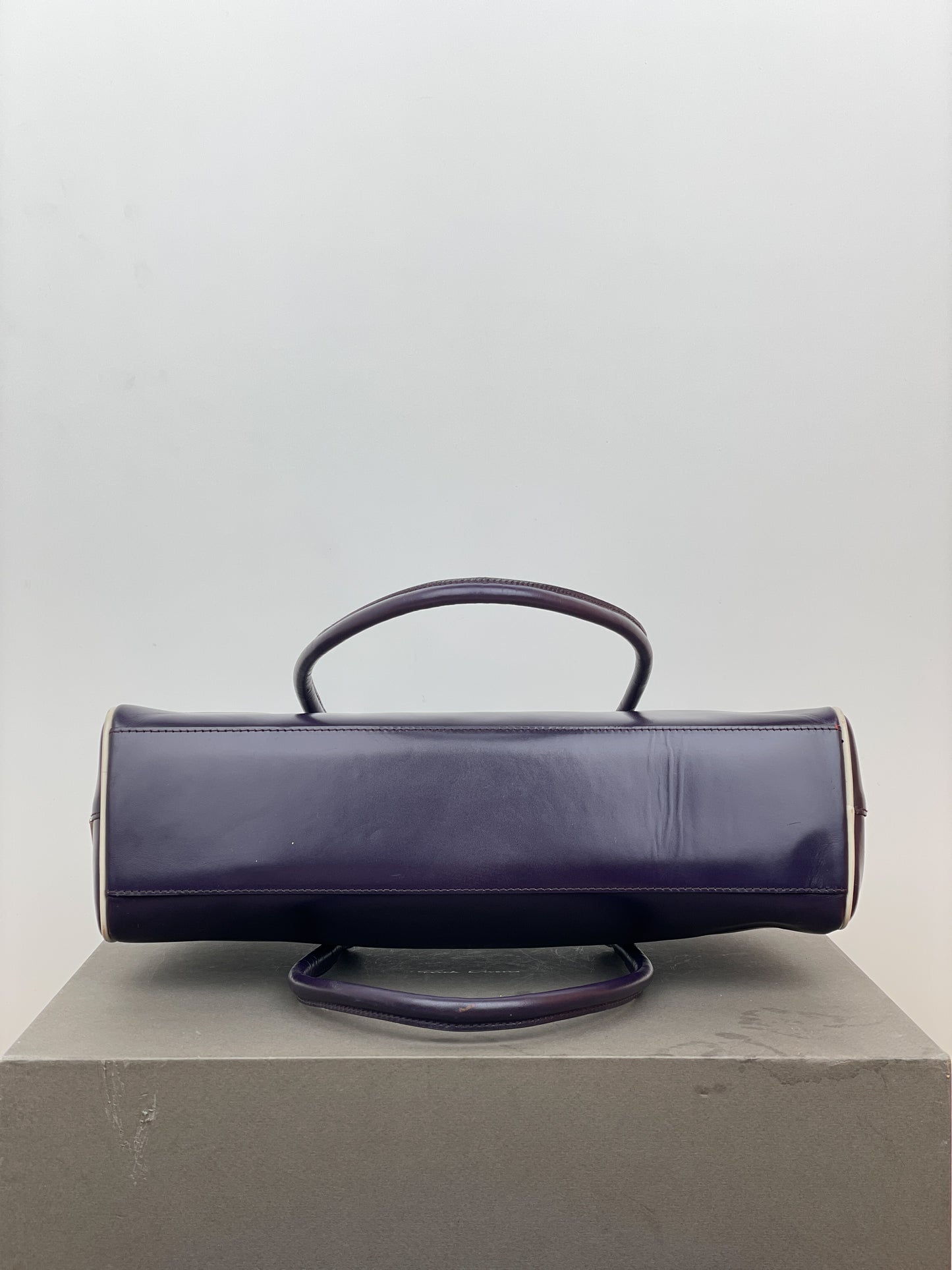 Prada 2000s Bowling Leather Handbag