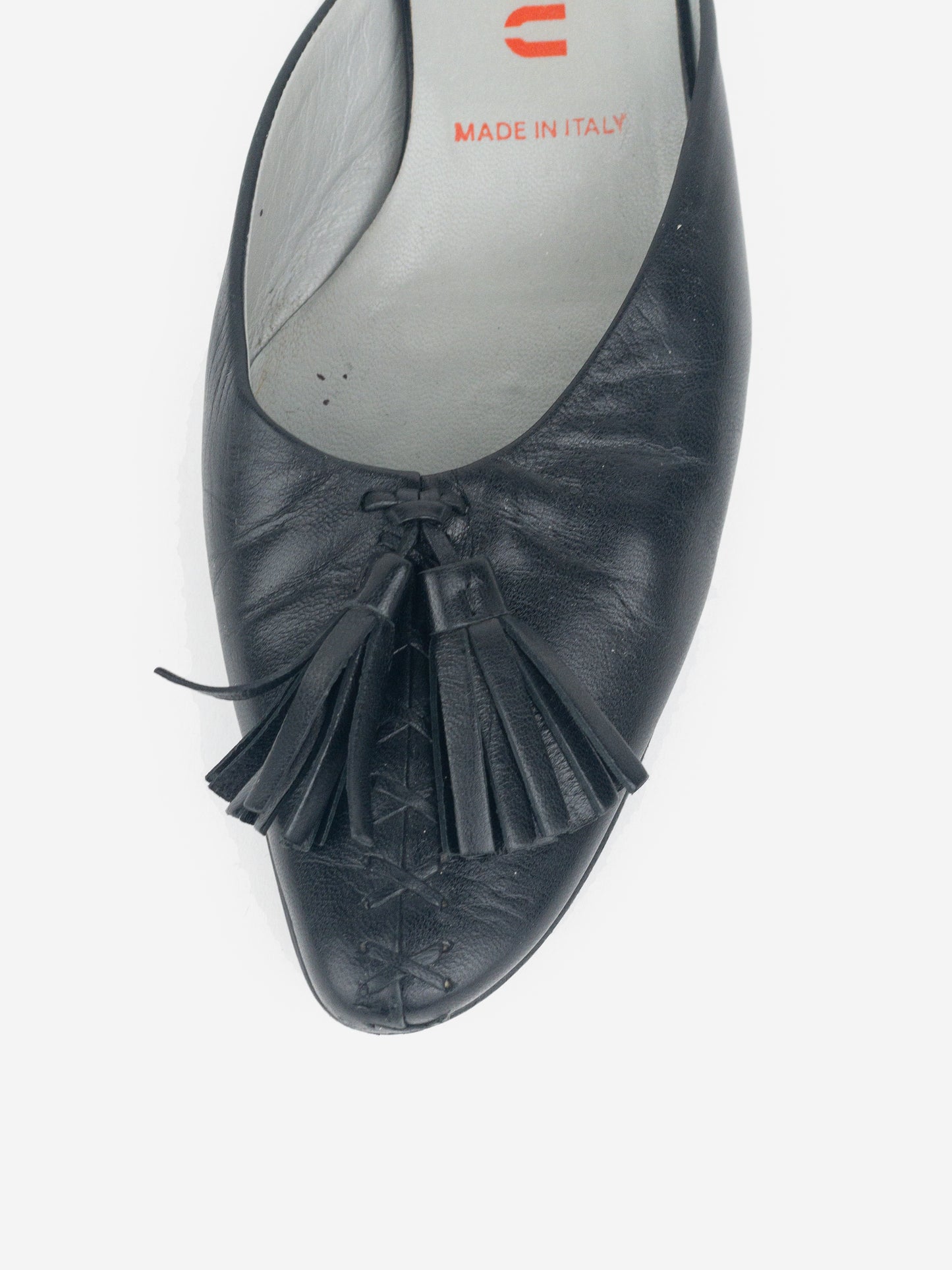 Miu Miu 2000s Tassel Mule Kitten Heels
