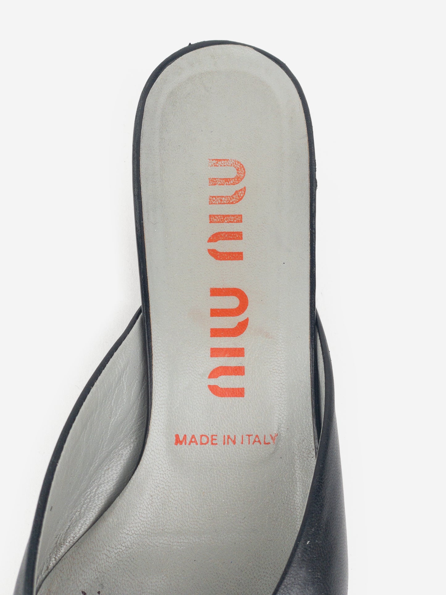 Miu Miu 2000s Tassel Mule Kitten Heels