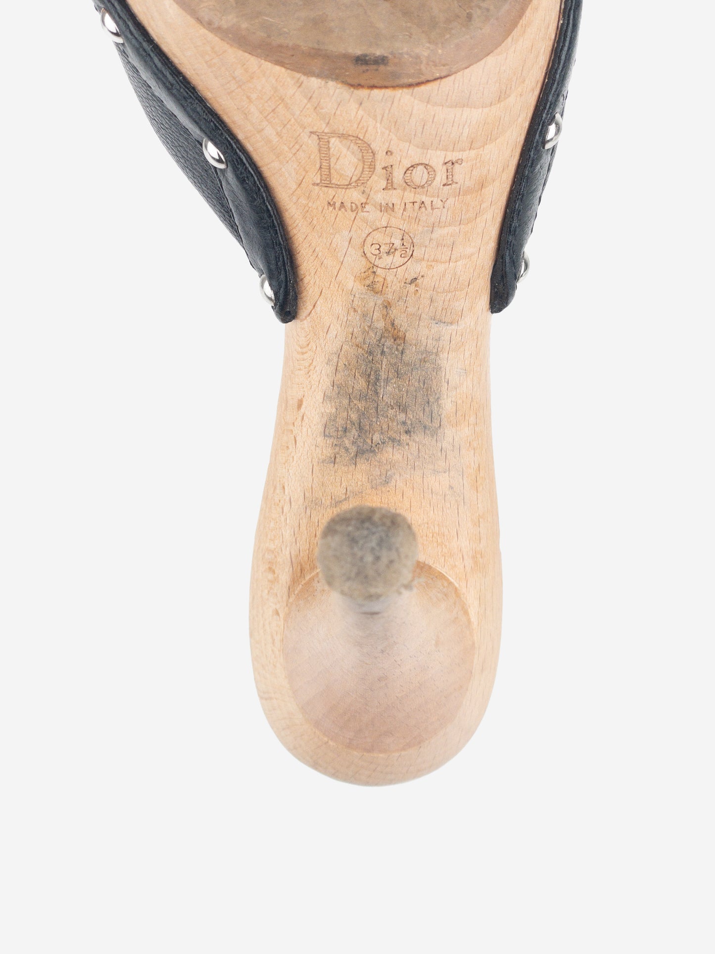 Dior by Galliano 2000s Padlock Charm Mule Heels