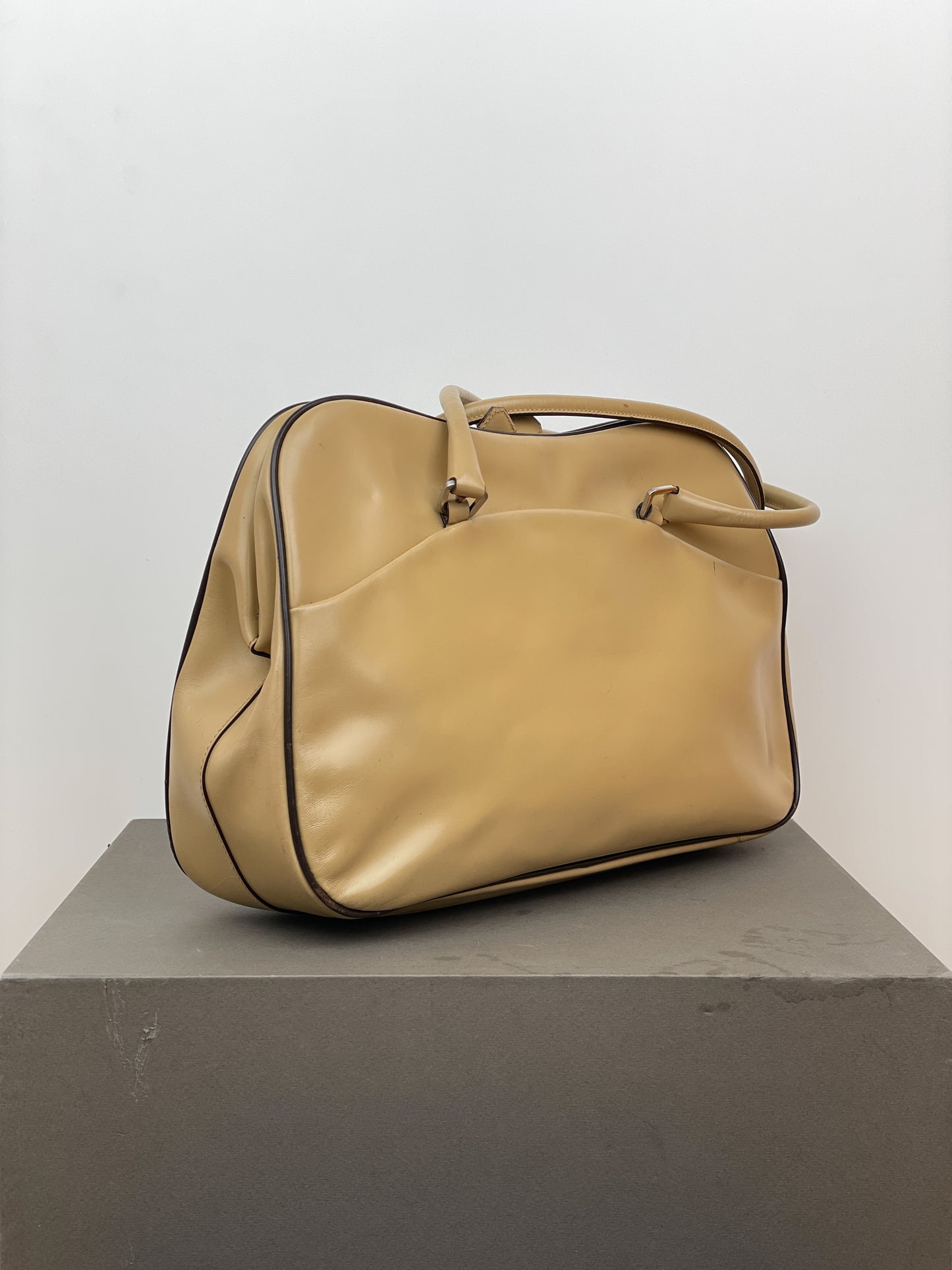 Prada 2000s Bowling Leather Handbag