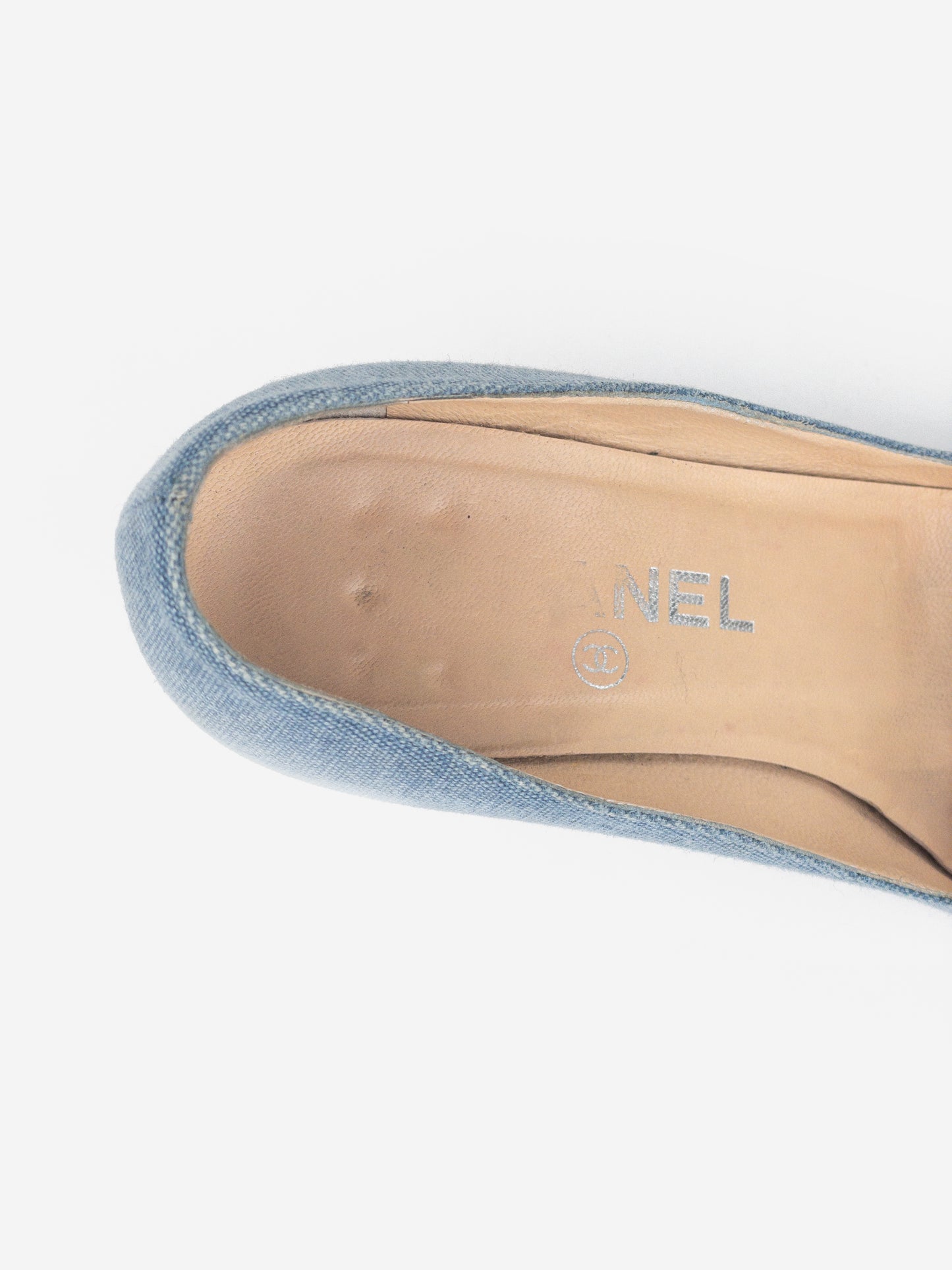 Chanel Cap Toe CC Star Charm Pump Kitten Heels