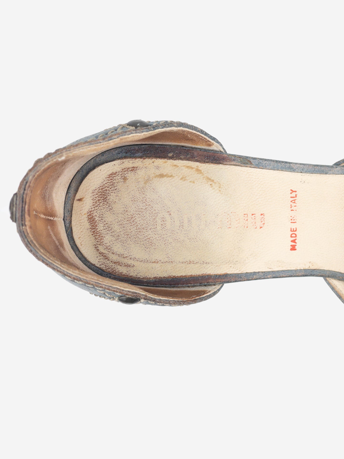 Miu Miu 2000s Button Pump Kitten Heels