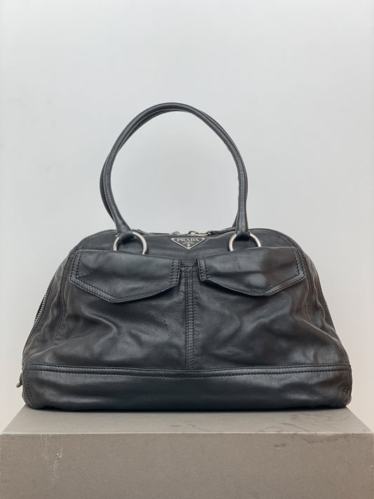 Prada 2000s Cargo-Pocket Bowling Handbag