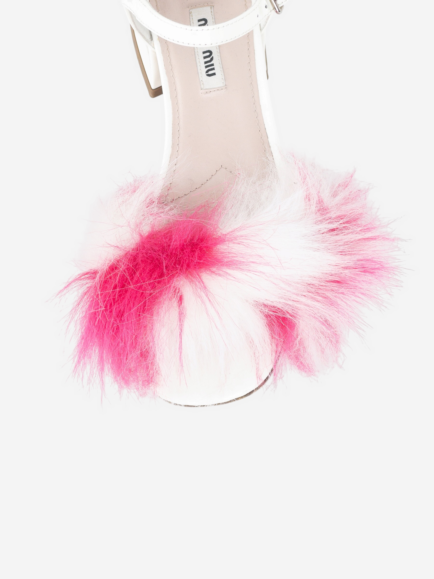 Miu Miu AW17 Open Toe Faux-Fur Sandal Heels – photo 7