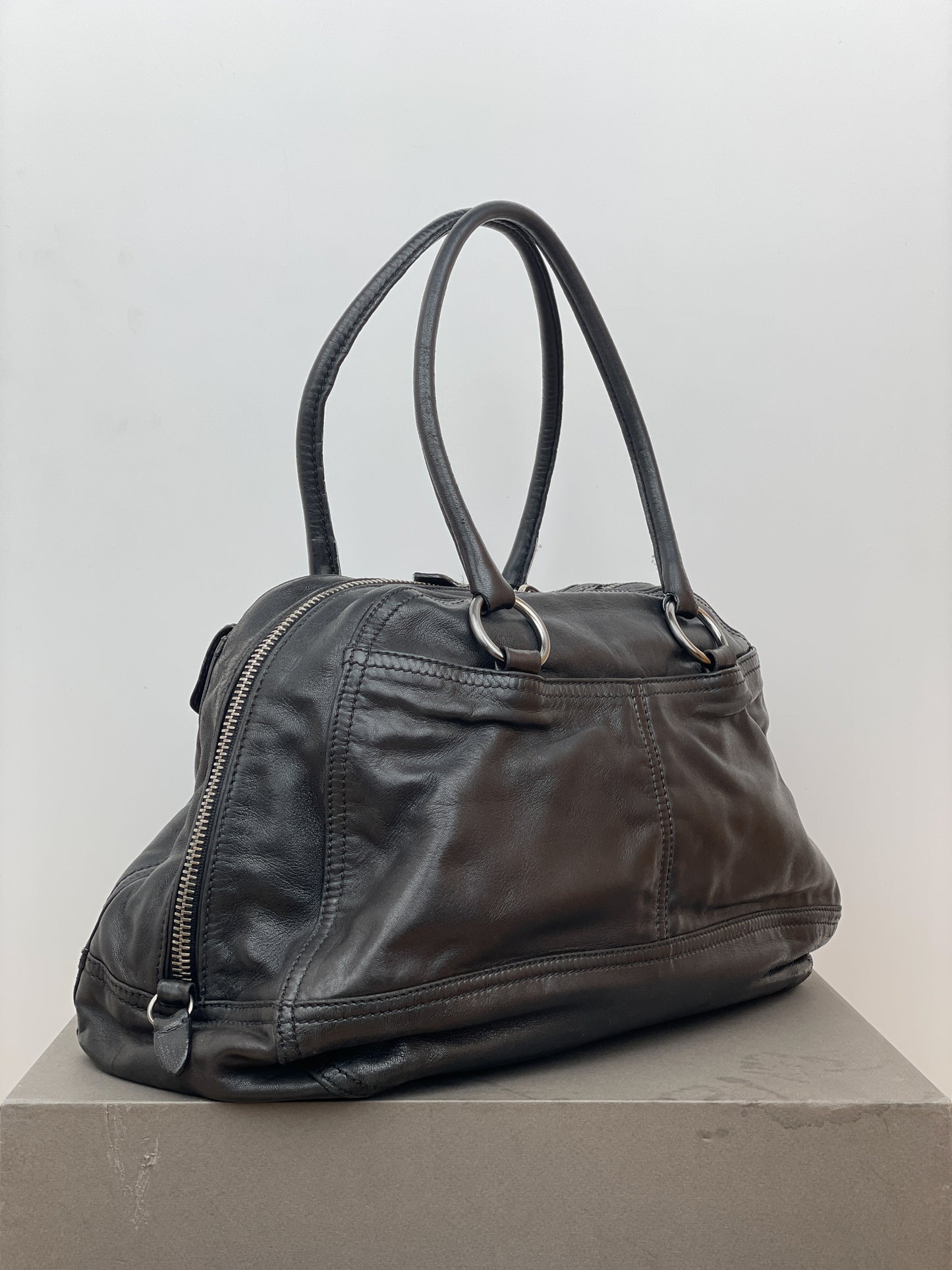 Prada 2000s Cargo-Pocket Bowling Handbag