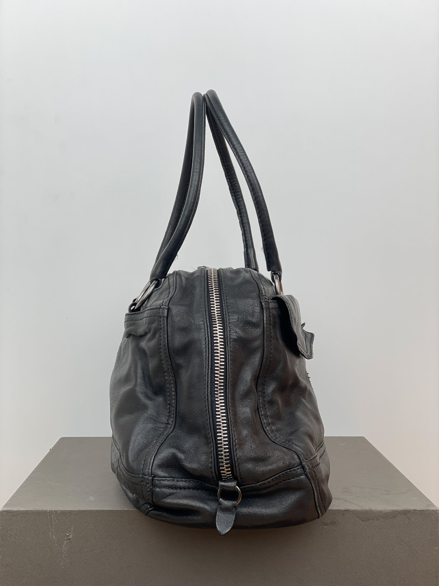 Prada 2000s Cargo-Pocket Bowling Handbag