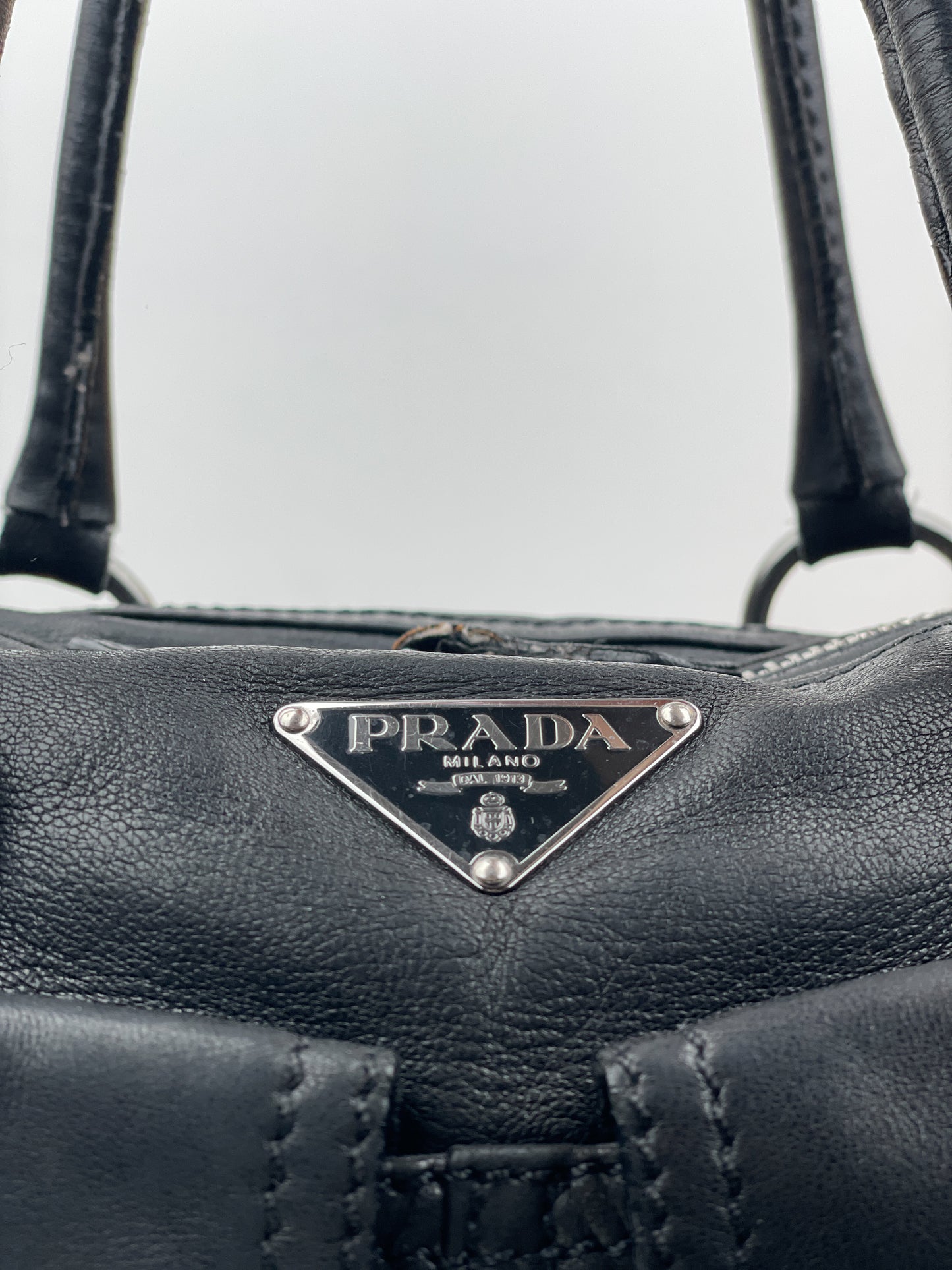 Prada 2000s Cargo-Pocket Bowling Handbag