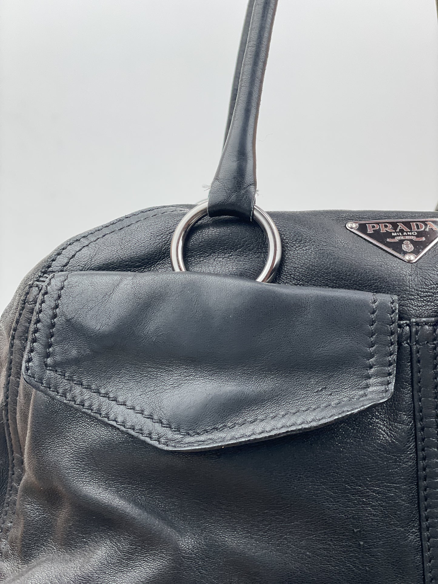 Prada 2000s Cargo-Pocket Bowling Handbag