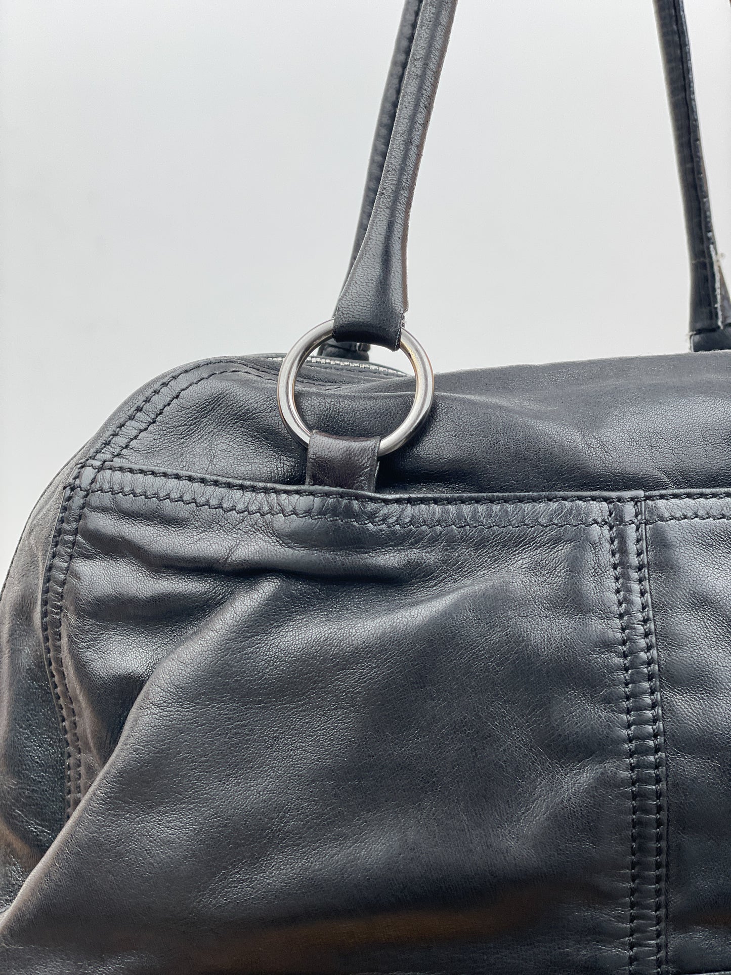 Prada 2000s Cargo-Pocket Bowling Handbag
