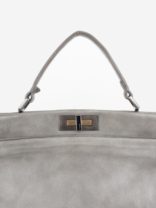 Fendi 2000s Peekaboo Zucca Monogram Handbag – photo 5