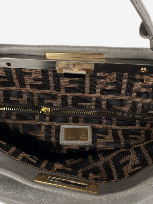 Fendi 2000s Peekaboo Zucca Monogram Handbag – photo 7