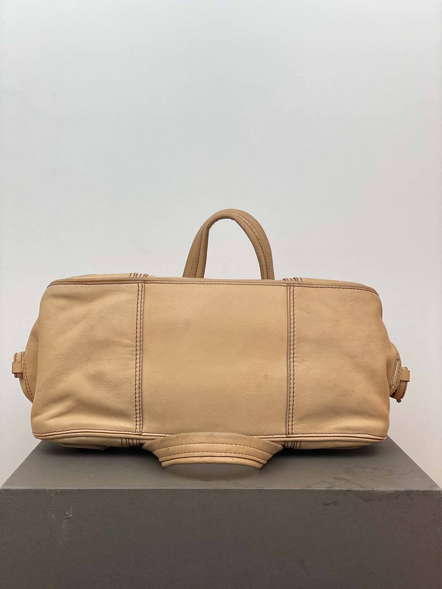 Celine Cargo-Strap Leather Handbag