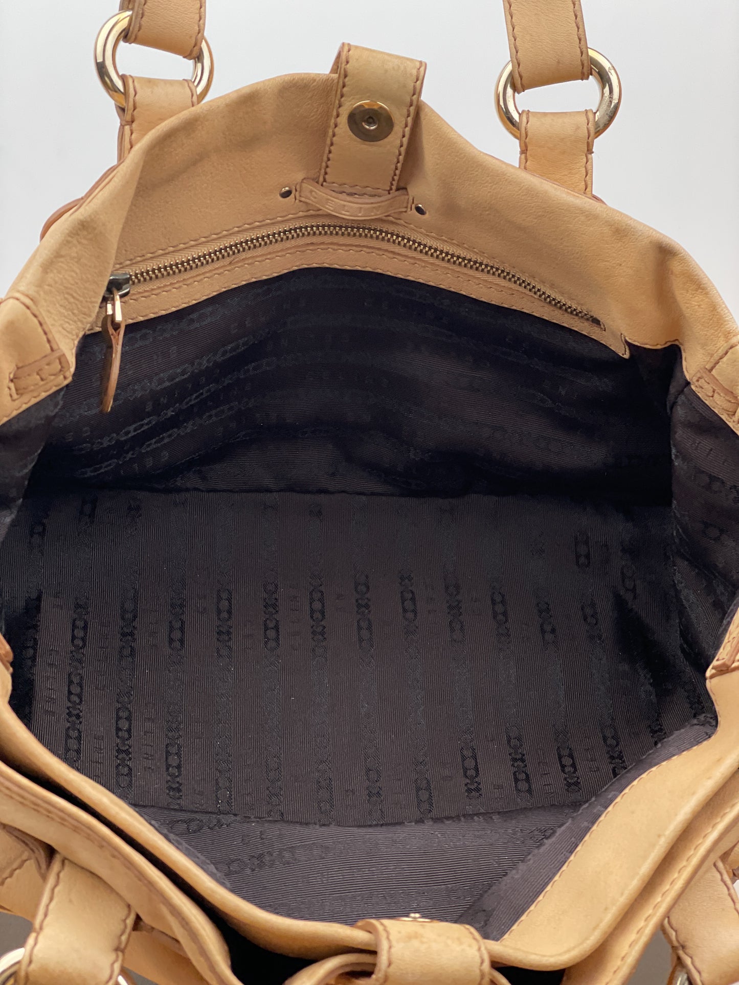 Celine Cargo-Strap Leather Handbag