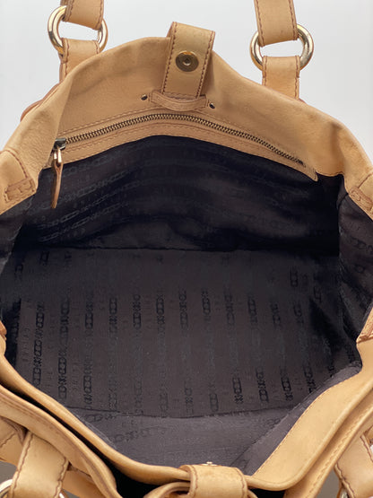 Celine Cargo-Strap Leather Handbag